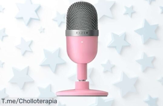 Micrófono compacto USB Razer Seiren Mini con sonido pro y amortiguador, rebajado a un precio muy bajo que no dura mucho; consigue graves potentes y voz perfecta sin ruido ¡píllalo ya antes de que desaparezca este super chollo!