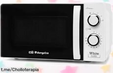 Microondas Orbegozo MI 2115 con 700W y capacidad perfecta de 20L rebajado a un precio loco para que disfrutes cocinando sin esperas ¡Corre que estos super chollos se acaban ya!