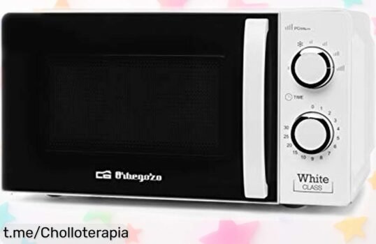 Microondas Orbegozo MI 2115 con 700W y capacidad perfecta de 20L rebajado a un precio loco para que disfrutes cocinando sin esperas ¡Corre que estos super chollos se acaban ya!
