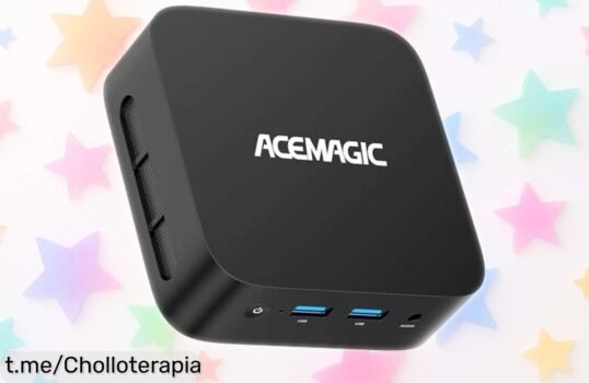 Mini PC ACEMAGIC Vista Mini V1 con Windows 11 Pro y potencia Alder LakeN95, ahora rebajada para que disfrutes de velocidad increíble, gráficos 4K y conexión total; un ofertón limitado que se va volando ¡hazla tuya ya sin pensarlo!