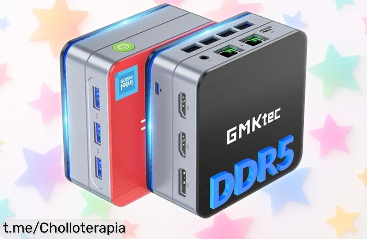 Mini PC GMKtec G2 Plus con Intel Alder Lake y 12GB DDR5 a precio rebajado super chollo para multitarea brutal en triple pantalla 4K, conexiones WiFi 6 y USB3.2 ¡Oferta limitada que vuela! Aprovecha ya este descuentazo antes de que desaparezca