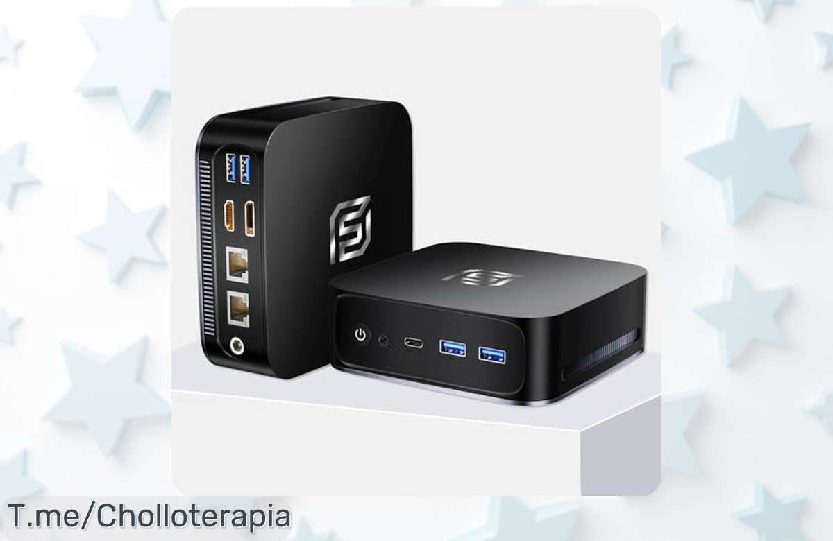 Mini PC funyet con Win 11 Pro, procesador Alder LakeN95 y 16GB RAM para trabajar en triple pantalla 4K a toda velocidad precio rebajado que no durará mucho ¡hazte ya con este super chollo!