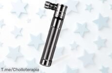 Mini bomba portátil para bici Buziba súper resistente sin fugas con adaptadores extras, precio rebajado que no verás otra vez ¡Corre que se acaban y olvida los problemas al inflar fuera de casa!