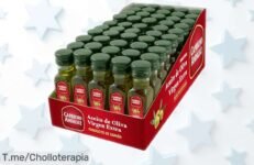 Mini botellitas de aceite de oliva virgen extra Capricho Andaluz con descuento brutal para darle un toque especial a tus comidas, 50 dosis listas para disfrutar ¡precio rebajado y oferta limitada que vuela rápido!