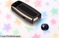 Mini cámara oculta 1080P con grabación continua y clips dobles calidad pro a precio rebajado brutal solo hoy aprovecha este super chollo antes de que se agote