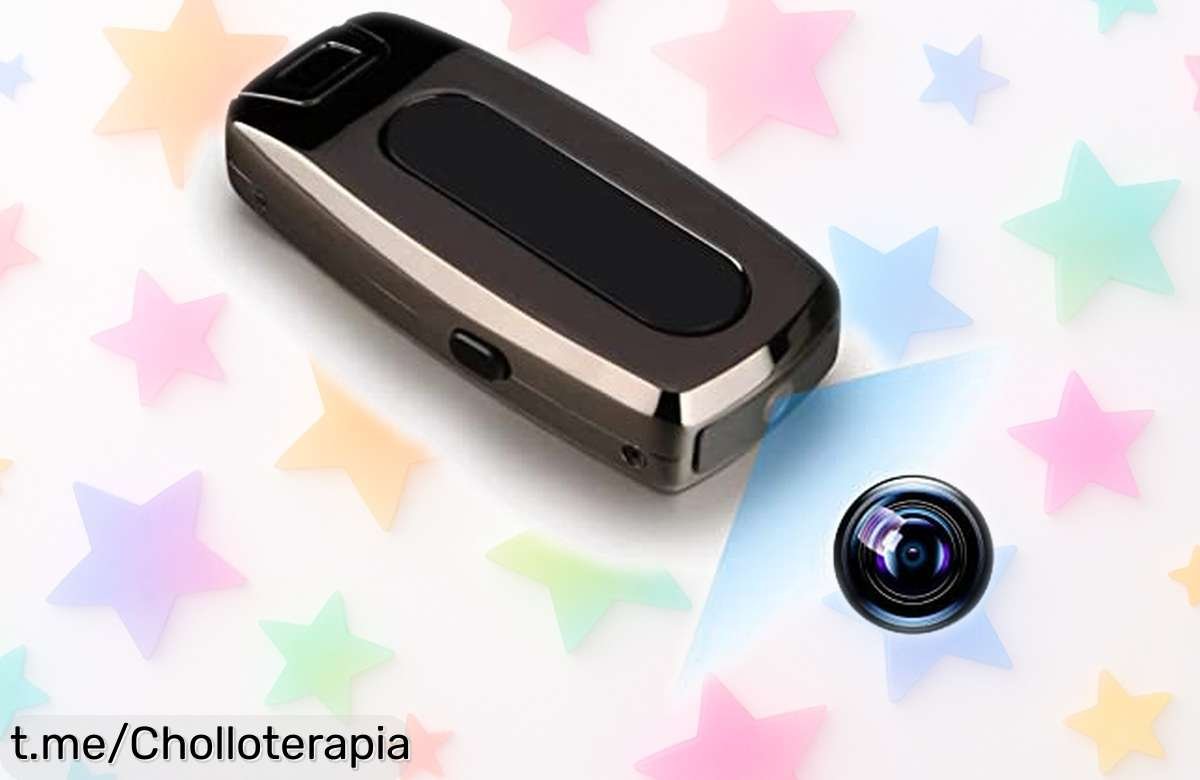 Mini cámara oculta 1080P con grabación continua y clips dobles calidad pro a precio rebajado brutal solo hoy aprovecha este super chollo antes de que se agote