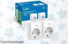 Mini enchufe inteligente Tapo P110 en pack de 2 con control WiFi y monitoreo energético, rebajado a un súper precio que no dura para siempre ¡Hazte ya con este ofertón porque se van volando!