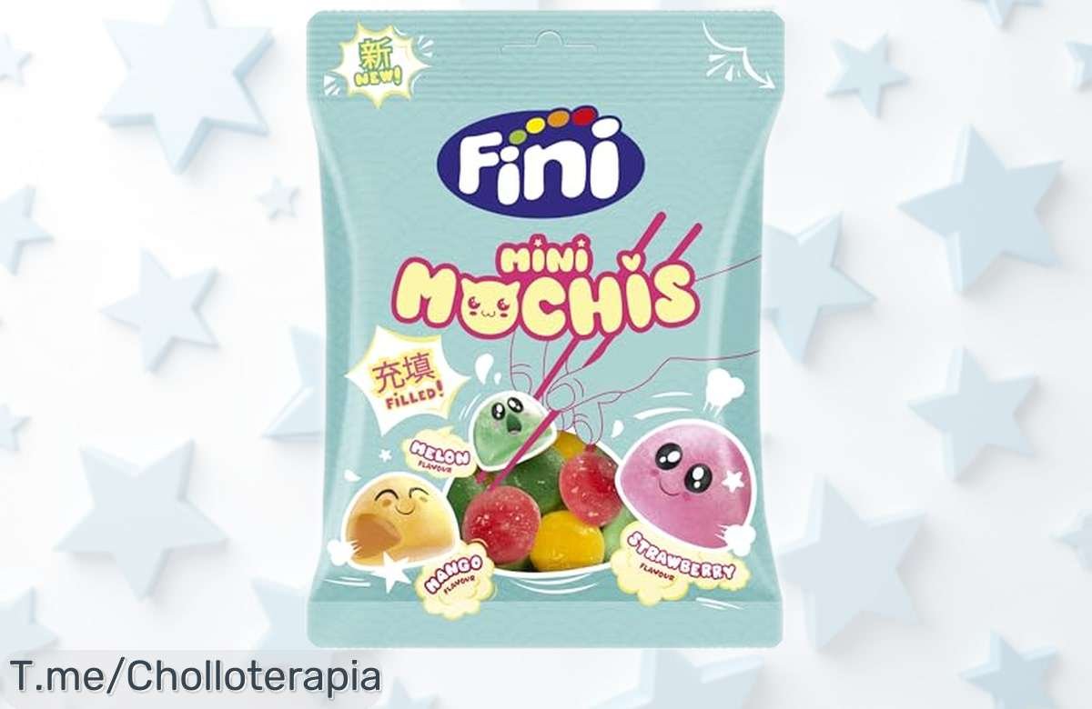 Mini mochis Fini de gominola con sabor melón, fresa y mango rebajados en un precio muy bajo que no verás otra vez ¡date prisa que este ofertón vuela rápido y es ideal para tus fiestas o caprichos dulces!