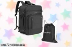 Mochila de viaje cabina Omnpak perfecta para EasyJet con bolsillo antirrobo y materiales ultra resistentes precio rebajado que vuela rápido ¡no te pierdas este super chollo!