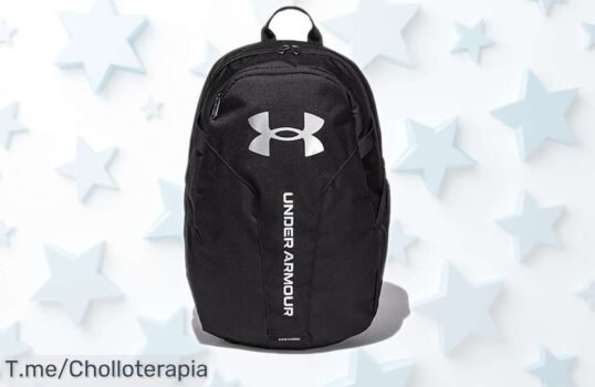 Mochila para hombre Under Armour 1364180-002 resistente y súper práctica con un precio rebajado que no verás dos veces, aprovecha este ofertón porque las unidades vuelan ¡consíguela ya y lleva todo sin líos!