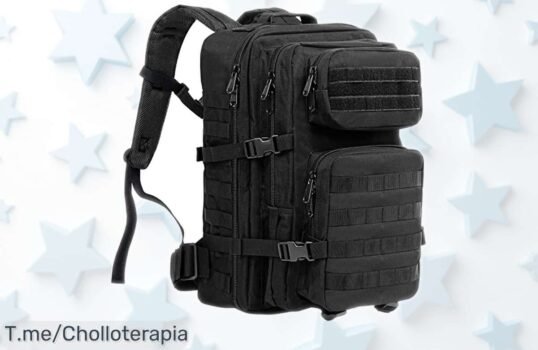 Mochila táctica militar 40L ProCase con diseño MOLLE y gran capacidad rebajada a precio muy bajo un ofertón que no dura mucho ¡aprovecha esta caída de precio antes de que se acabe el stock!