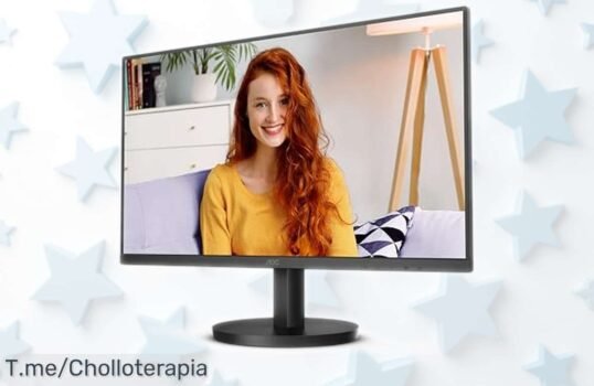 Monitor FHD de 24” AOC 24B3HA2 con ultra fluidez y cuidado ocular a precio rebajado oferta limitada corre que vuelan estos super chollos para jugar y ver peli sin parpadeos