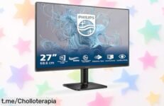 Monitor Full HD Philips 27E1N1200A de 27” con frecuencia ultra fluida y altavoces integrados, ahora con precio rebajado que nunca habías visto ¡Pasa rápido que vuelan y te perderás este super chollo!