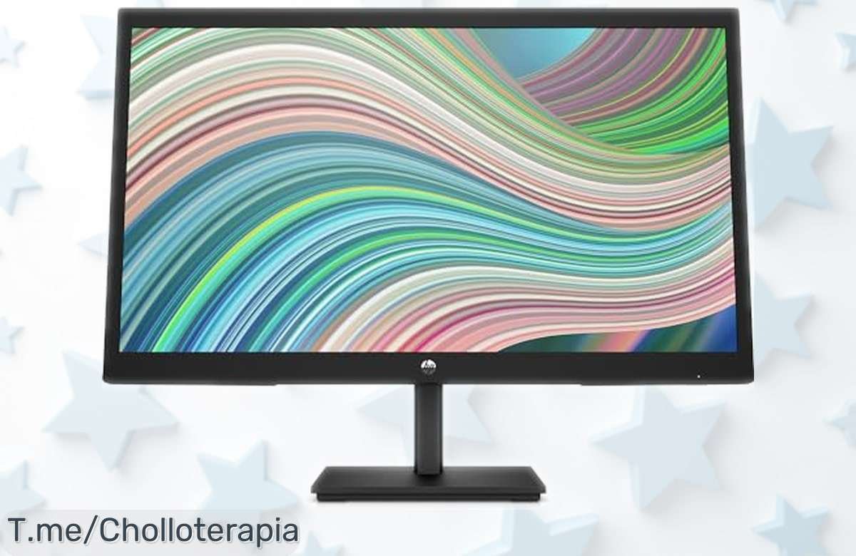 Monitor full hd de 22 pulgadas HP V22ve G5 con 75Hz y AMD FreeSync, imagen nítida sin cortes a un precio rebajado que no se repite corre antes que desaparezca este ofertón
