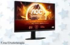 Monitor gaming AOC 24” FHD con 180 Hz y HDR10, imagen súper nítida que no te puedes perder; chollazo a precio rebajado solo por tiempo limitado, ¡dale ya antes de que vuelen!