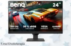 Monitor gaming BenQ GW2490E 24” súper rebajado con pantalla IPS y 100Hz para imágenes nítidas que cuidan tus ojos, perfecto para trabajo y juego; oferta limitada que vuela, ¡corre porque está a precio de ganga!