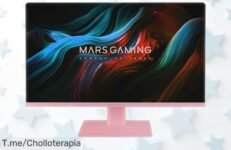 Monitor gaming Mars Gaming MV24 de 24” con pantalla IPS, 120Hz y altavoces integrados a precio rebajado, ideal para montar tu setup ya; ¡No pierdas este súper chollo que solo dura poco!