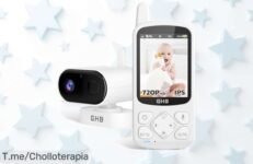 Monitor para bebés con cámara HD 720p y pantalla IPS de 28 pulgadas a precio rebajado visión nocturna y nanas integradas un súper chollo que vuela no pierdas esta oportunidad única para cuidar a tu peque ya
