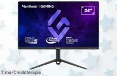 Monitor pc Full HD ViewSonic de 24” con velocidad brutal para gamers y amantes del vídeo precio rebajado imperdible aprovecha ya que quedan pocas unidades ¡no esperes más para disfrutar imagen sin borrones ni cortes!