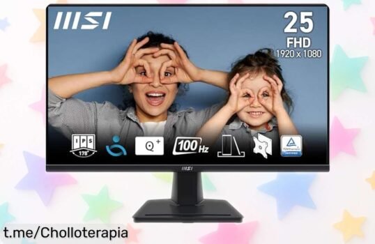 Monitor profesional Full HD MSI Pro MP252 con panel IPS y 100 Hz, imagen brutal y conexión top a precio rebajadísimo que vuela ¡solo quedan unidades! Aprovecha este super chollo antes de que desaparezca ya mismo