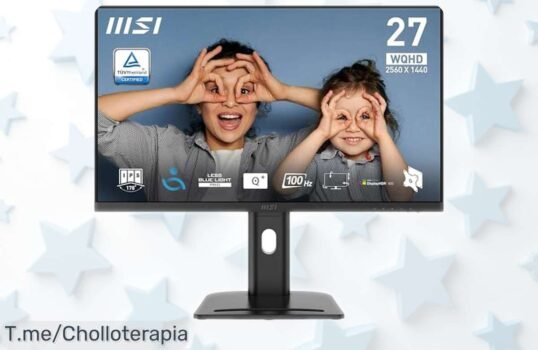Monitor profesional MSI Pro MP273QP 27” WQHD con pantalla vibrante y altavoces integrados rebajado a un precio muy bajo, una oportunidad única para disfrutar como nunca sin esperar más ¡Corre que vuelan las unidades!