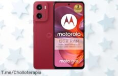 Móvil superpotente moto g05 12GB con cámara bestial de 50 MP y pantalla ultra brillante, batería para dos días en diseño rojo lujo precio rebajado que no puedes dejar escapar corre que vuelan las unidades ¡hazlo ya!
