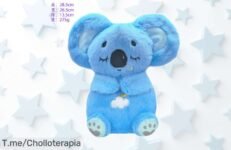 Muñeco koala para dormir con ritmos de respiración y luces musicales oferta limitada precio rebajado que te ayuda a relajarte al instante ¡hazte ya con este super chollo antes de que desaparezca!