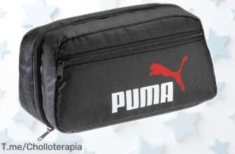 Neceser Puma washbag compacto y práctico con diseño genial, ahora a un precio rebajado que no se ve todos los días, ¡aprovecha este súper chollo antes de que desaparezcan!