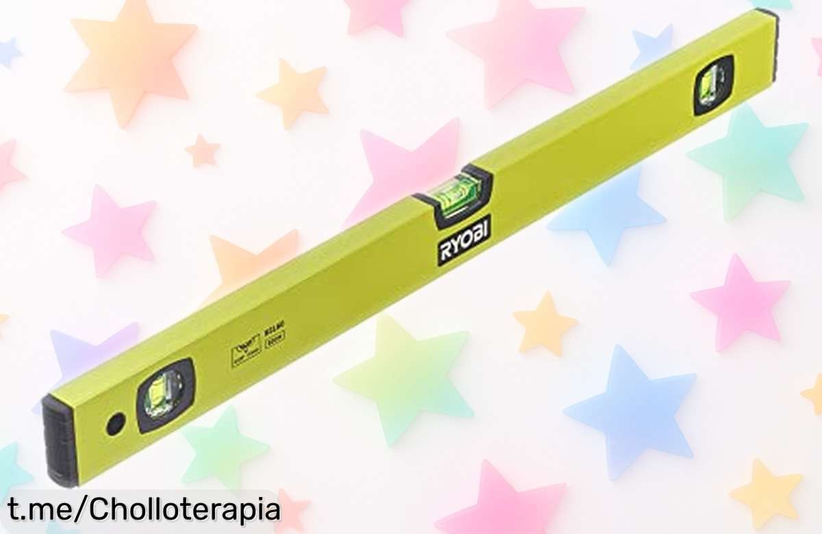 Nivel de burbuja Ryobi RSL60 súper preciso y resistente a golpes con precio rebajado un puntazo que no puedes dejar escapar ¡solo unos pocos en stock!