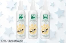 Pack 3 aguas de colonia Menforsan vainilla para perros con aroma fresco y duradero precio rebajado un ofertón que cuida su piel sin irritar ¡date prisa y haz que tu peludo huela increíble ya!