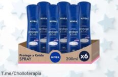 Pack ahorro desodorante NIVEA Protege y Cuida 200ml x6 con precio rebajado, protección de larga duración que cuida tu piel todo el día, aprovecha esta oferta limitada para conseguirlo antes de que se agote ¡no lo pienses más!
