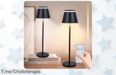 Pack de 2 lámparas LED inalámbricas Neoglint con mando y batería larga, súper resistentes al agua; precio rebajado increíble que vuela rápido ¡Enciende tus momentos ahora mismo sin pensarlo!