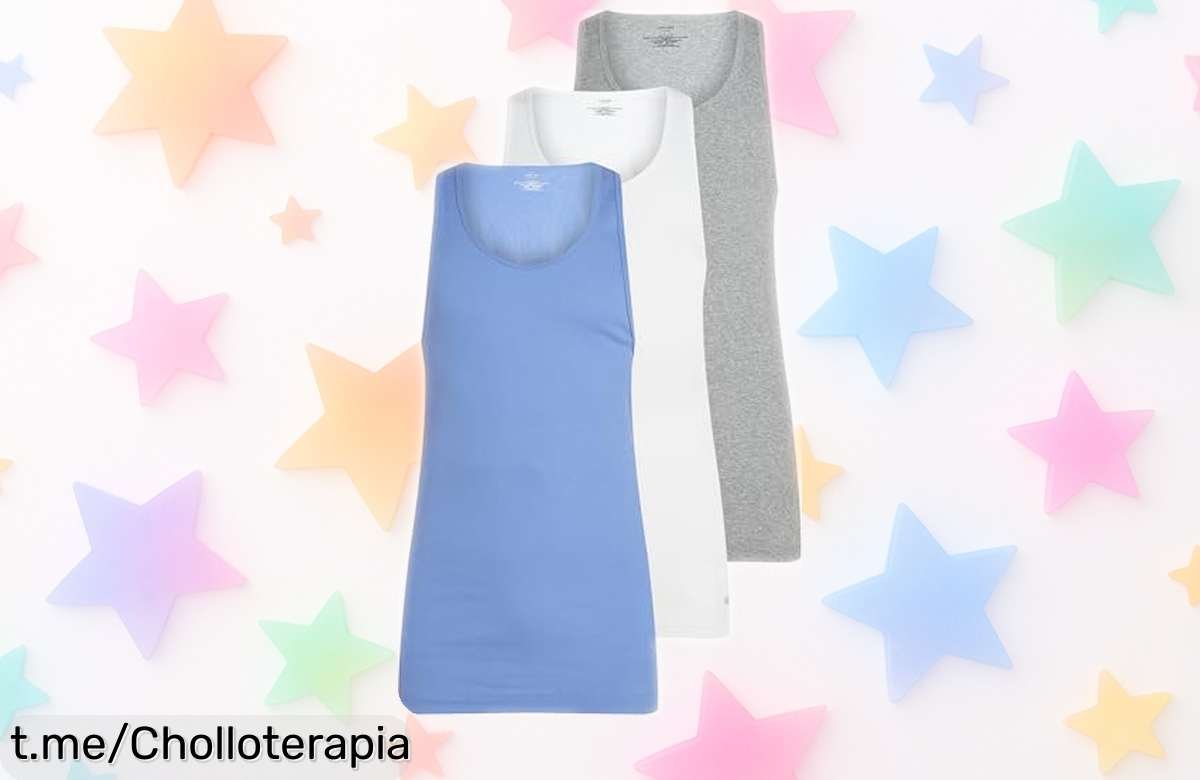 Pack de 3 camisetas tirantes Calvin Klein para hombre con logo icónico, algodón suave y fit que realza tu figura en precio rebajado ¡super chollazo por tiempo limitado! Corre que se acaban y renueva ya tu armario con estilo.