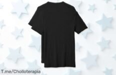 Pack de dos camisetas Gstar para hombre con diseño moderno y bordado top, rebajadas a un precio loco que no puedes dejar escapar ¡Corre que se agotan rápido!
