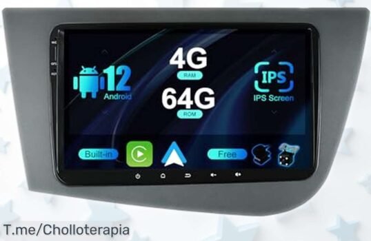 Pantalla android 12 para seat leon mk2 con carplay inalámbrico, sonido dsp y cámara 360 a precio rebajado corre que vuelan las unidades