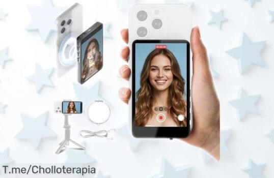 Pantalla magnética inalámbrica Synco XView para iPhone y Android con control remoto a 50m, altavoz integrado y grabación en 4K sin interrupciones precio rebajado por tiempo limitado ¡no dejes escapar este super chollo!