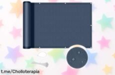 Pantalla opaca para balcón y jardín Cool Area con protección UV y viento monta rápido con bridas incluye chollazo en precio rebajado ideal tu rincón privado corre que vuelan las unidades