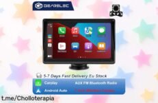 Pantalla táctil de 7 pulgadas para coche con Android y wifi a precio rebajado, radio FM y muchas funciones más, ¡un ofertón que no puedes dejar pasar ahora mismo!