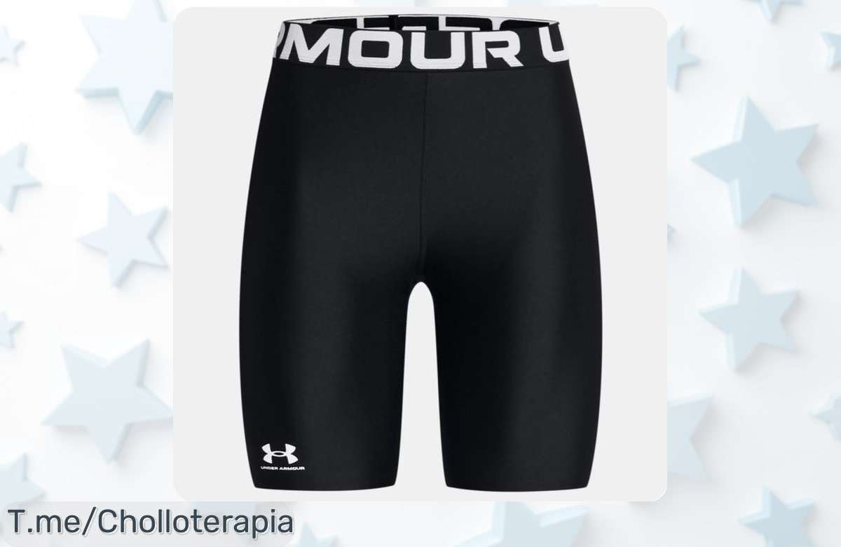 Pantalón corto Under Armour mujer 20cm con logo, rebajado para que lleves estilo y frescura en cada paso; aprovecha este descuentazo por tiempo limitado antes de que se agoten las unidades ¡no pierdas esta oportunidad única!