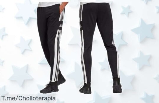 Pantalón deportivo Adidas Squadra 21 con tejido Aeroready calidad premium rebajado a precio brutal, perfecto para moverte cómodo y con estilo ¡corre que vuela esta oferta limitada!