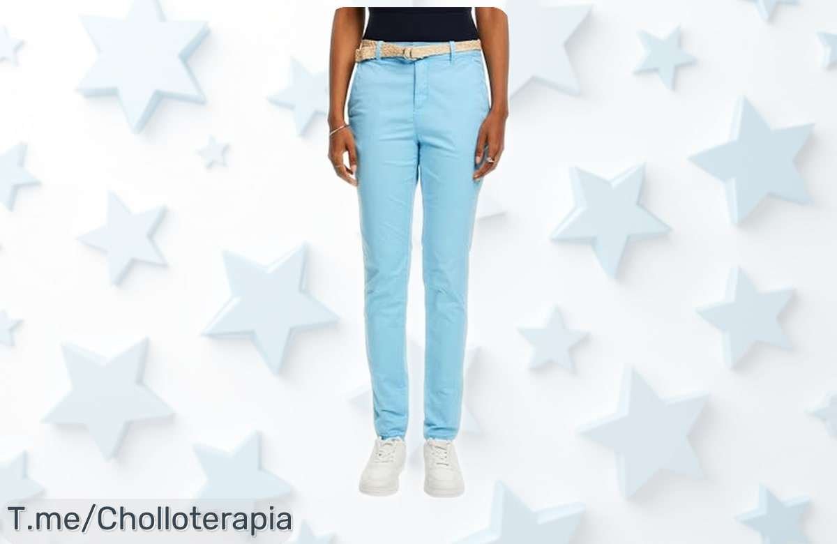 Pantalones Esprit 014ee1b328 para mujer en light turquois con estilo único y libertad total de movimiento a precio rebajado que no verás tan fácil ¡Corre que vuelan, aprovecha este ofertón ya!
