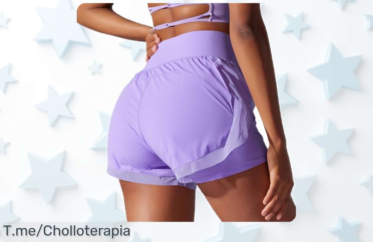 Pantalones cortos de yoga SSITO con bolsillos, cómodos y fresquitos, perfectos para el verano o deporte, ahora a precio rebajado que no dura mucho ¡Hazte con ellos antes de que vuelen!
