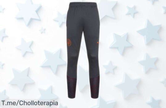 Pantalones de chándal Manchester City FC Puma Pro para hombre con diseño oficial rebajados en precio un super chollo solo quedan pocas unidades Aprovecha ya esta caída brutal antes que se agoten