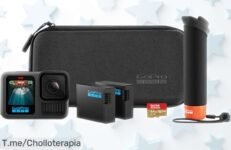 Paquete completo GoPro HERO13 Black con control flotante y dos baterías Enduro, captura vídeo 53K bajo el agua hasta 10 metros a precio muy rebajado ¡Chollazo por tiempo limitado, no lo dejes escapar!