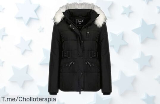 Parka lady Geographical Norway Chester en negro con calidad top y precio rebajado que ni imaginas corre a por este ofertón antes de que se esfumen las unidades disponibles