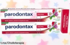 Pasta de dientes paradontax herbal 2x75 ml para encías fuertes y frescura total con descuento brutal precio muy bajo ¡Consigue ya este ofertón antes que desaparezca!