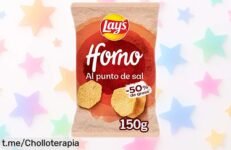Patatas Lay’s horno 150gr con mitad de grasa y sabor brutal, rebajadas como nunca para un snack rápido sin culpa ¡Corre que vuelan este ofertón!