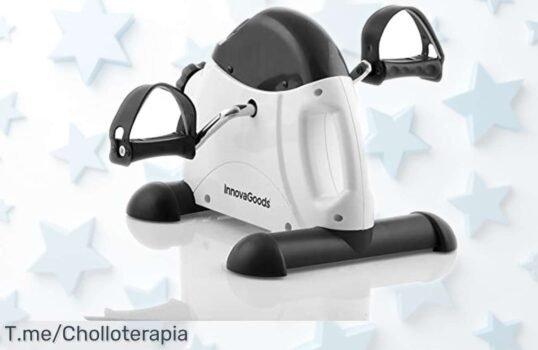 Pedaleador estático InnovaGoods para brazos y piernas: resistencia ajustable y pantalla LCD en un súper precio rebajado que no se repetirá, ¡ponte en forma desde casa ya con esta oferta brutal antes de que desaparezca!