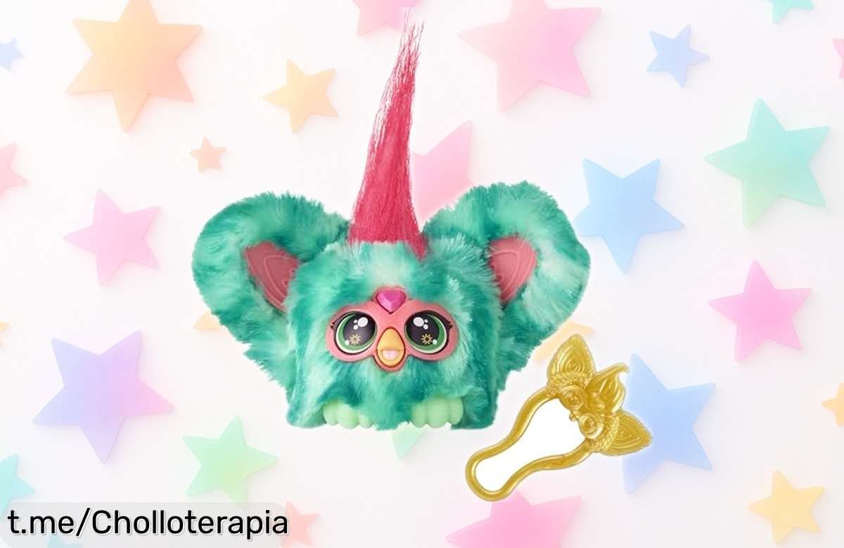Peluche electrónico Furby Hasbro Furblets MelloNEE mini que canta más de 45 sonidos con clip para llevarlo siempre contigo ¡Chollazo a precio rebajado por tiempo limitado, no te quedes sin el tuyo!