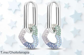 Pendientes de aro LAZA en plata 925 con brillo pavé y diseño corazón, estrella y luna ¡ofertón exclusivo con precio rebajado que no verás dos veces, solo para las primeras a lanzar!